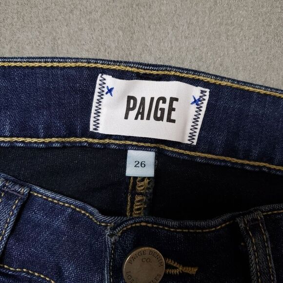 Paige Verdugo Ankle Jeans Blue size 26 - Picture 9 of 14